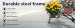 Levede Plant Stand Outdoor Indoor Metal Flower Pots Rack Corner Planter Shelf