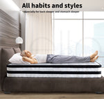 Dreamz Mattress Queen Double King Single Bed Top Pocket Spring Firm Foam.