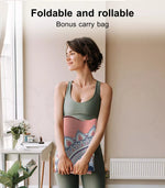 Centra Yoga Mat Foldable Non-Slip Exercise Fitness Lightweight 1mm 185X68cm