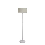 Emitto Modern LED Floor Lamp Stand Reading Light Home Decor Indoor Linen Fabric
