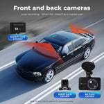 Dual Dash Camera Front Rear View Car Truck Bus Reversing Parking Wifi 4K GPS 64G