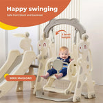 Bopeep Kid Slide Swing Set Basketball Hoop Indoor Outdoor Playground Activity
