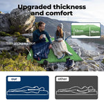Mountview Self Inflating Mattress Sleeping Pad Camping Air Bed Mat Pillow Double