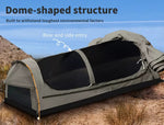 Mountview Double King Single Swag Camping Swags Canvas Dome Tent Hiking Grey.