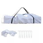 Mountview Gazebo Pop Up Marquee Outdoor Canopy 3x3m Wedding Tent Mesh Side Walls