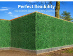 Marlow Artificial Hedge Grass Boxwood Garden Green Wall Mat Fence Outdoor x 10