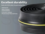 Traderight Garage Seal Door Weather Strip Soild Rubber Threshold Waterproof 3M