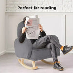 Levede Rocking Chair Nursery Rocker Armchair Lounge Lazy Sofa Ottoman Footstool