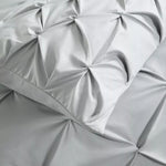 Dreamz Quilt Cover Set Diamond Pintuck Pillow Case Duvet Doona Queen King Size