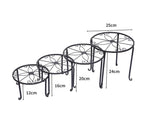 4 x Levede Metal Plant Stand Outdoor Indoor Garden Decor Flower Pot Rack Iron
