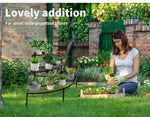 2X Outdoor Indoor Plant Stand Garden Metal 3 Tier Planter Corner Shelf