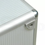 500 Discs Aluminium CD DVD Cases Bluray Lock Storage Box Organizer Free Inserts