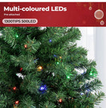 Santaco 1.8M Christmas Tree Pre Lit 8 Mode Led Lights Xmas Bushy Decorations