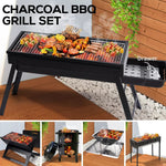 Charcoal BBQ Grill Portable Hibachi Barbecue Outdoor Foldable Camping Picnic