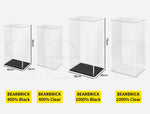 Bearbrick Display Case 400 1000 Pop Mart Acrylic Plastic Storage Box Dustproof