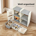 Bopeep Drawer Storage Cabinet Classified Toy Storage Rack Multi-layer 4 Cells
