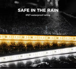 12V LED Strip Light Bar 6PCS Waterproof Boat Car Camping Tent Amber White Lights