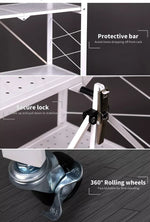 Levede Storage Rack Garage Foldable Kithen Organizer Shelves Bookshelf Shelf