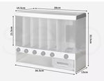 Toque Grain Container Cereal Dispenser 10kg Dry Food Rice Flour Storage Box Wall