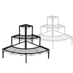 Levede Plant Stand Outdoor Indoor Metal Flower Pots Rack Corner Planter Shelf