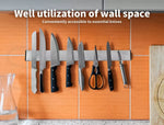 Toque Magnetic Knife Holder Rack Stainless Steel Self-adhesive Tool Storage 40cm