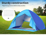 Mountview Pop Up Tent Beach Camping Tents 2-3 Person Hiking Portable Shelter