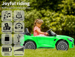 Kids Ride On Car 12V Battery Mercedes-Benz Licensed AMG GTR Toy Remote Control