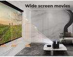Mini Projector 4K Bluetooth WiFi 1080P Home Theater 5G USB HI-FI 8000 Lumen