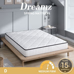 Dreamz Pocket Spring Mattres Medium Firm Foam Queen Double King Single Bed 20CM