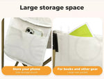 Levede Folding Camping Moon Chair Lightweight Outdoor Chairs Portable Seat Beige