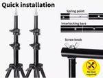 Pro.Studio Backdrop Stand Screen Photo Background Support Stand Kit 2.5x3m