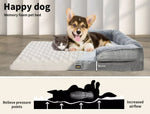 Pawz Memory Foam Pet Sofa Bed Cushion Dog Cat Mat Washable Removable Orthopedic