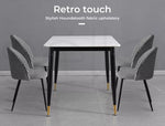 Levede 2x Dining Chairs Kitchen Cafe Lounge Chair Sofa Upholstered Padded Seat
