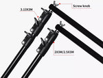 Pro.Studio Backdrop Stand Screen Photo Background Support Stand Kit 2.5x3m