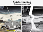 Traderight Pressure Washer Surface Cleaner With 4 Wheels Stainless 27600 kPa