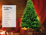 Santaco Christmas Tree Xmas Home Decorations Ornaments LED Light Green Decor