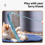 Pawz Interactive Pet Toy Set Cat Tunnel Bed Feather Teaser Dog Scratching Board