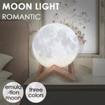 Dimmable 3D Magical Moon Lamp USB LED Night Light Moonlight Touch Sensor Lamp au