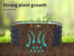 Lambu Garden Bed Planter Raised Coated Galvanised Steel Vegetable Beds Oval