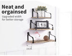 Levede Floating Shelf Brackets Display Shelves Bookshelf Wall Mount Rack Storage