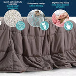 Dreamz 9KG Adults Size Anti Anxiety Weighted Blanket Gravity Blankets Mink