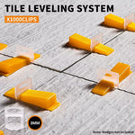 1000x 3MM Tile Leveling System Clips Levelling Spacer Tiling Tool Floor Wall