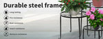 Levede Plant Stand Outdoor Indoor Metal Flower Pots Rack Corner Planter Shelf