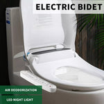 Electric Bidet Toilet Seat Cover Bathroom Washlet Spray Water Auto Smart Wash