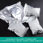 Food Vacuum Sealer Bags Reuseable Pouch Foil Aluminum Storage Bag Heat Seal100PC