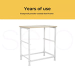 Levede Chest of 2 Drawers Bedside Table Storage Cabinet Tower Dresser Beige