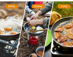 Toque 16Pcs Camping Cookware Set Outdoor Hiking Cooking Pot Pan Portable Picnic