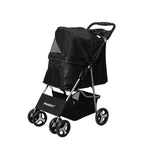 Pawz 4 Wheels Pet Stroller Dog Cat Cage Puppy Pushchair Travel Walk Carrier Pram