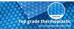 Solar Swimming Pool Cover 500 Micron Outdoor Bubble Blanket Heater Blue 9.5 X 5M