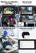 Hilux Car Stereo Head Unit GPS Carplay Wifi Android 11 Toyota Fortuner 2007-2015